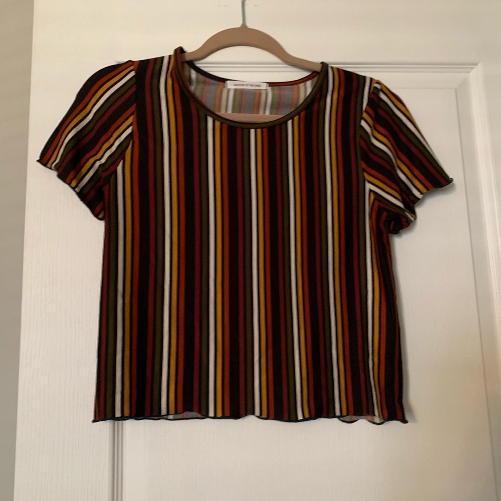 Crop top short sleeve $8 OBO